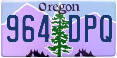 OR license plate 964DPQ