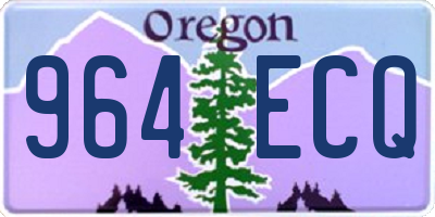 OR license plate 964ECQ