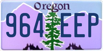 OR license plate 964EEP