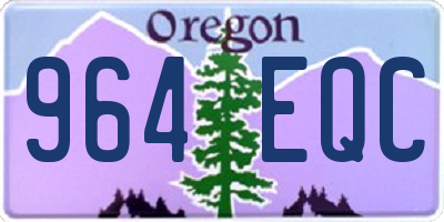 OR license plate 964EQC