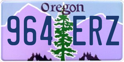 OR license plate 964ERZ