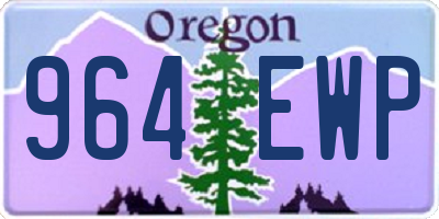 OR license plate 964EWP