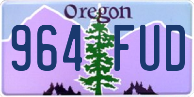OR license plate 964FUD
