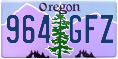 OR license plate 964GFZ
