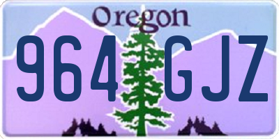 OR license plate 964GJZ
