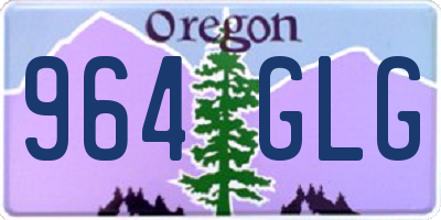 OR license plate 964GLG