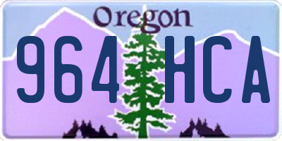 OR license plate 964HCA