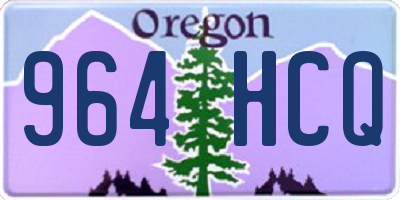OR license plate 964HCQ