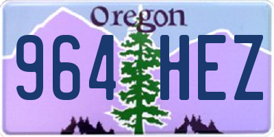 OR license plate 964HEZ