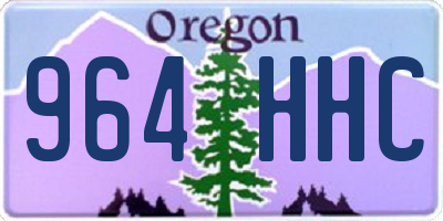 OR license plate 964HHC