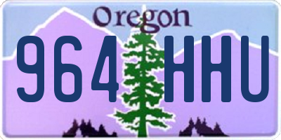 OR license plate 964HHU