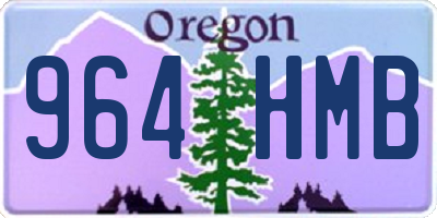 OR license plate 964HMB
