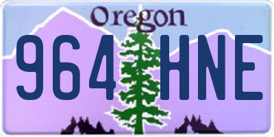 OR license plate 964HNE