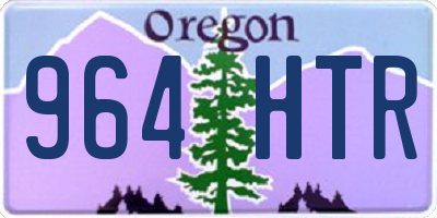 OR license plate 964HTR