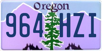OR license plate 964HZI