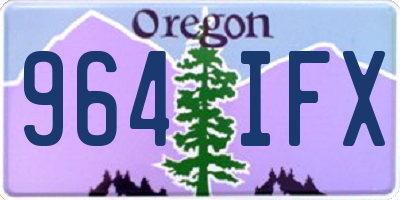 OR license plate 964IFX
