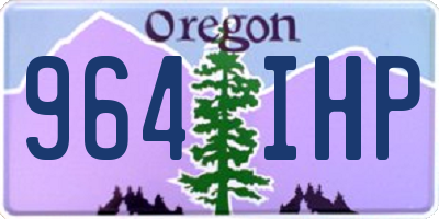 OR license plate 964IHP