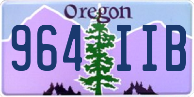 OR license plate 964IIB