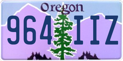 OR license plate 964IIZ