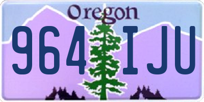 OR license plate 964IJU