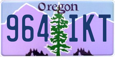 OR license plate 964IKT