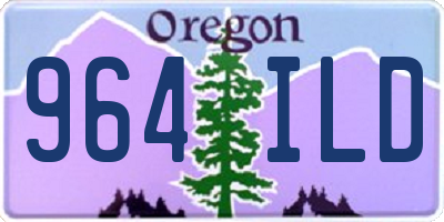 OR license plate 964ILD