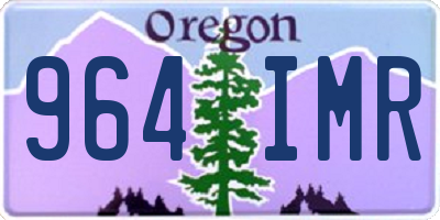 OR license plate 964IMR