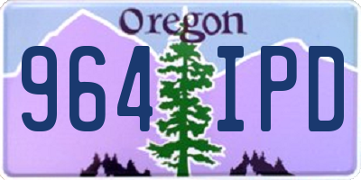 OR license plate 964IPD