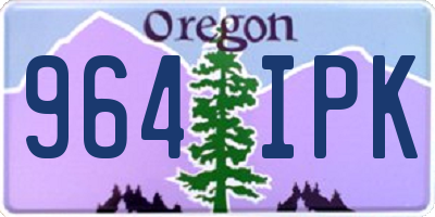 OR license plate 964IPK