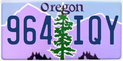 OR license plate 964IQY