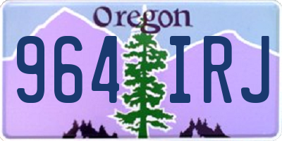 OR license plate 964IRJ