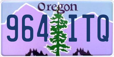 OR license plate 964ITQ