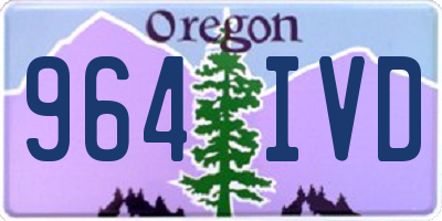 OR license plate 964IVD