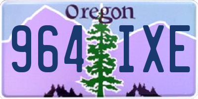 OR license plate 964IXE