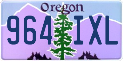 OR license plate 964IXL