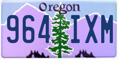 OR license plate 964IXM