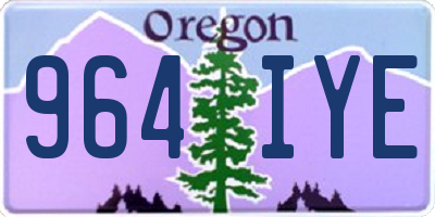 OR license plate 964IYE