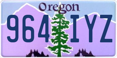OR license plate 964IYZ