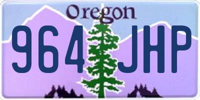 OR license plate 964JHP
