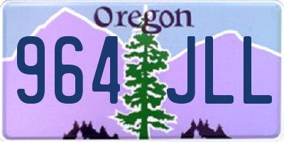 OR license plate 964JLL