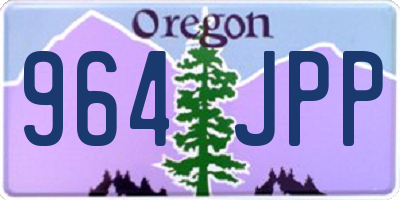 OR license plate 964JPP
