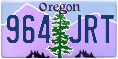 OR license plate 964JRT