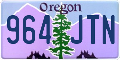OR license plate 964JTN
