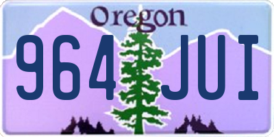 OR license plate 964JUI