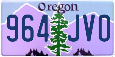 OR license plate 964JVO