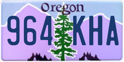 OR license plate 964KHA