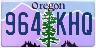 OR license plate 964KHQ