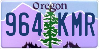 OR license plate 964KMR