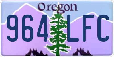 OR license plate 964LFC