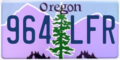 OR license plate 964LFR